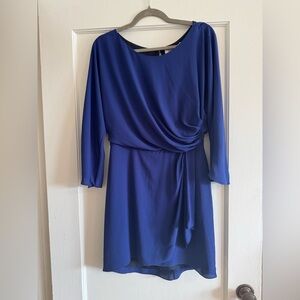 Elizabeth and James Royal Blue Long Sleeve Dress